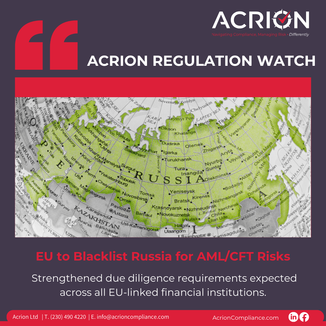 Acrion Regulation Watch