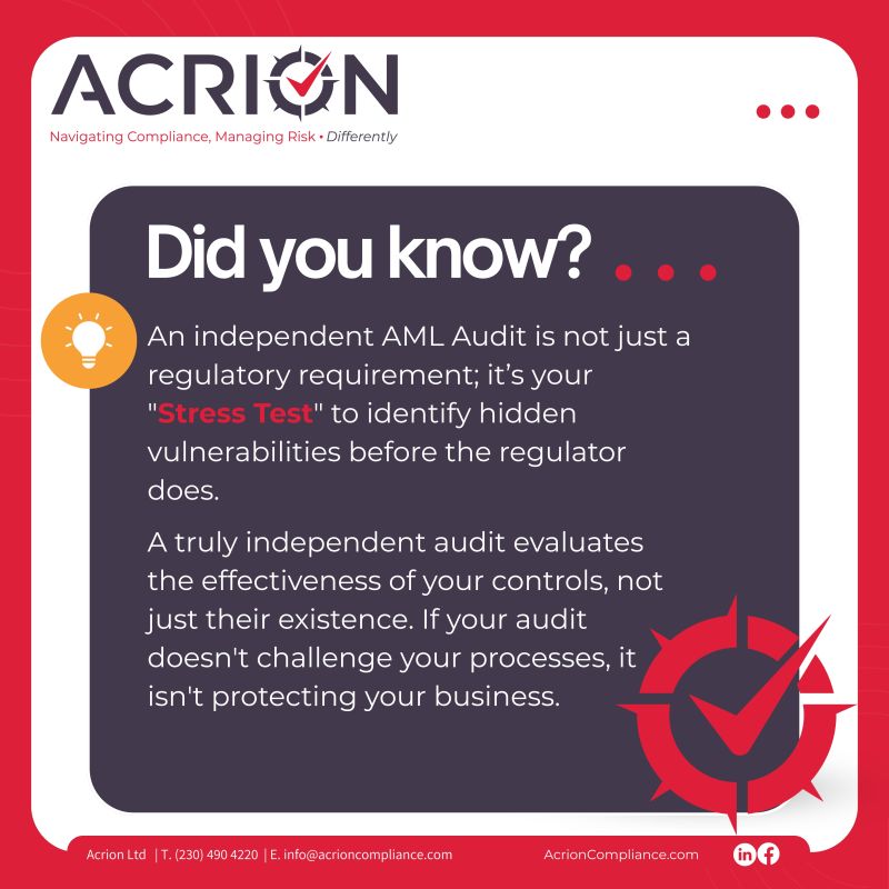 Independent AML Audit Stress Test