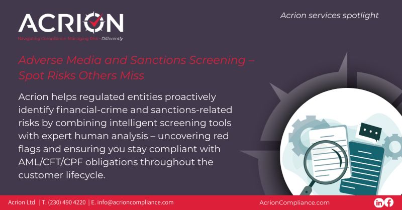 Adverse Media and Sanctions Screening – Spot Risks Others Miss