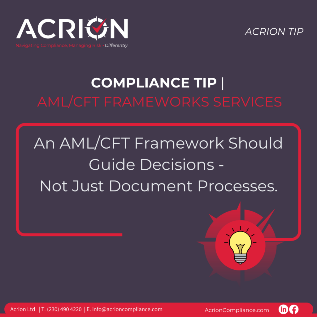 Acrion Tip - AML/CFT Frameworks Services