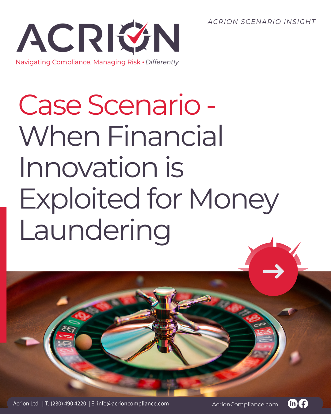 Acrion Scenario Insight-Financial innovation and money laundering risks