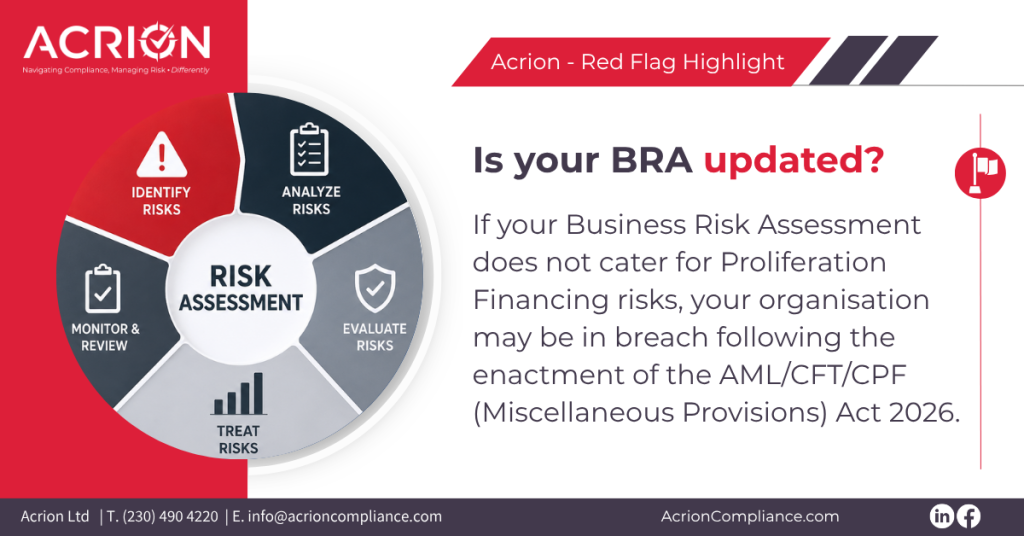 Red Flag Highlight – Business Risk Assessments (BRA) 7